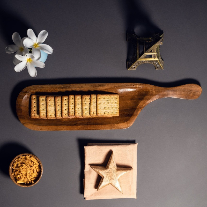 Lobbey Acacia Wood Serving Tray